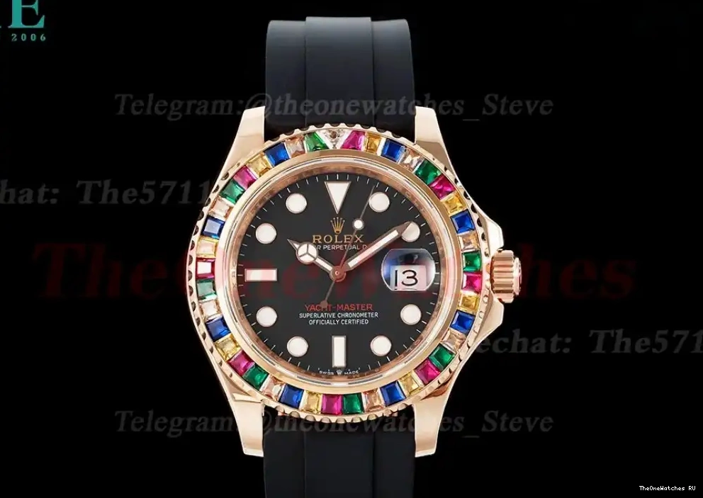Dot Gem 126695 Weight) KF VR3235(Gain RG Yacht-Master Black Wrapped 42mm RU 0422